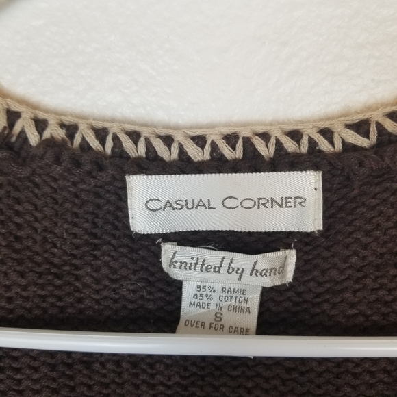 Vintage Casual Corner Embroidered Cardigan Sweater - Picture 7 of 8